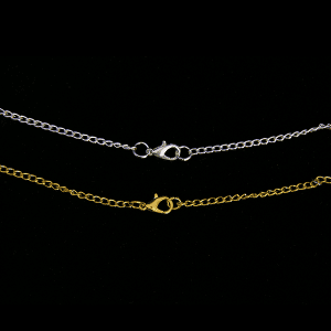 Silver and Gold Plated Curb Chain