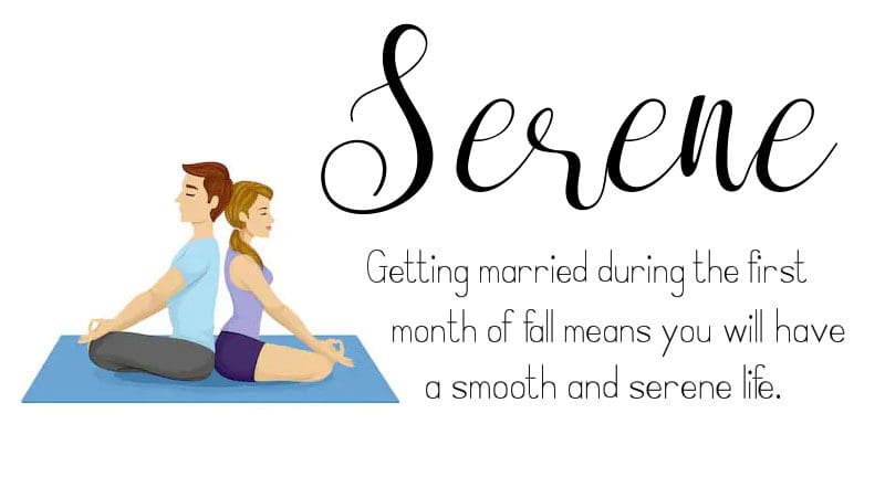 September Wedding Anniversary Engagement Meditation Serene