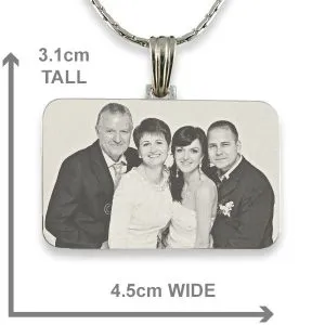 Family Wedding - Photo Pendant
