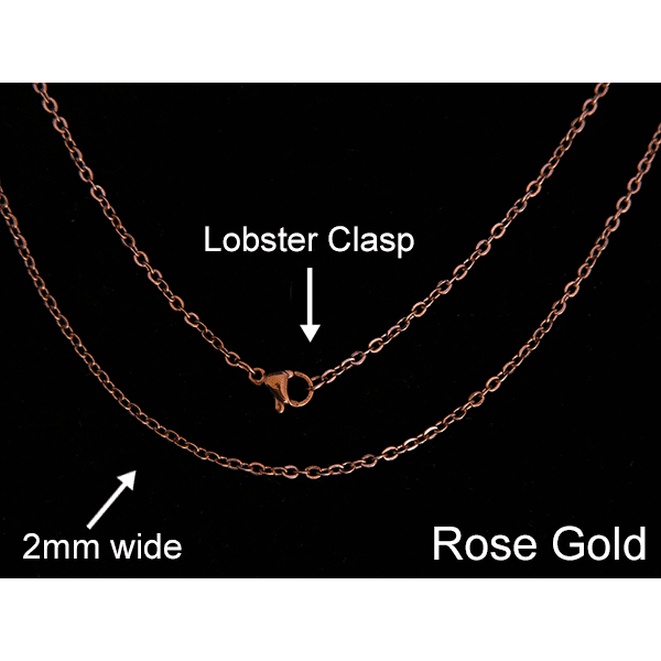 Rose Gold Plated Cuban Link Chain