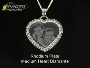 RP Medium Heart Diamante 1