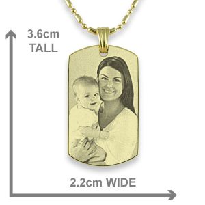Gold Plated 925 Silver ID-Tag