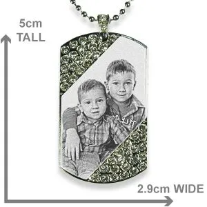 Personalised Photo Mothers Day Gift - Diamante Portrait - Image 3