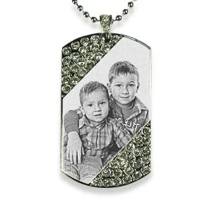 Personalised Photo Mothers Day Gift - Diamante Portrait