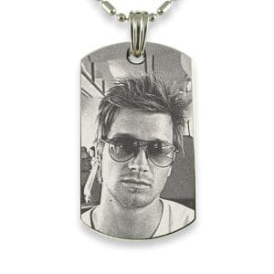 Large Portrait Medallion Photo Pendant