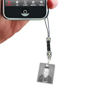 Mini Rectangle Engraved Photo Charm