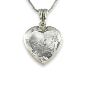Memorial Photo Jewellery - Personalised Remembrance Necklace